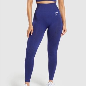 Cobalt/indigo Seamless Gymshark Leggings Size M